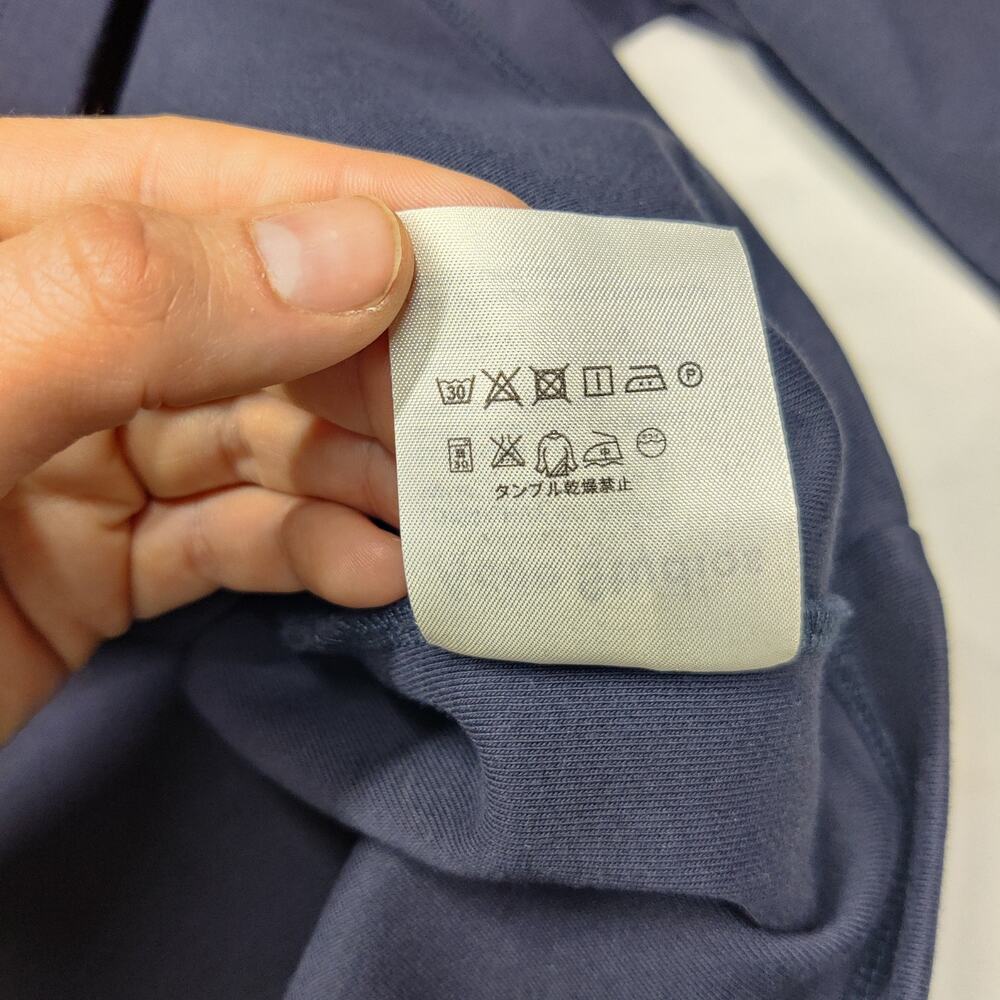 Acne Studios Lorma Heavy Cotton Funnel Turtleneck Boxy Pullover Small Blue - Picture 9 of 12